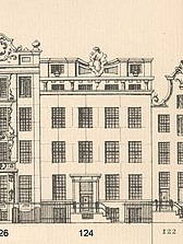 Herengracht 124 tekening Caspar Philips