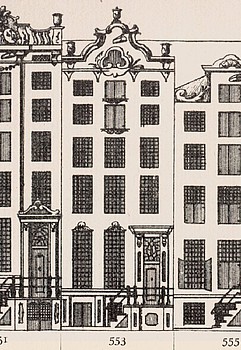 Herengracht 553, Tekening Caspar Philips