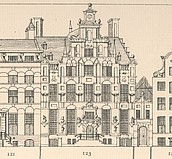 Keizersgracht 123 tekening Caspar Philips