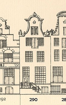 Herengracht 290, Tekening Caspar Philips