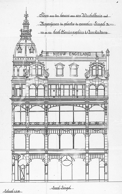 Singel 472-476 Bouwtekening aanz 1 SAA